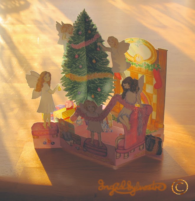 Ingrid Sylvestre News Events 3d Pop Up Christmas Cards An