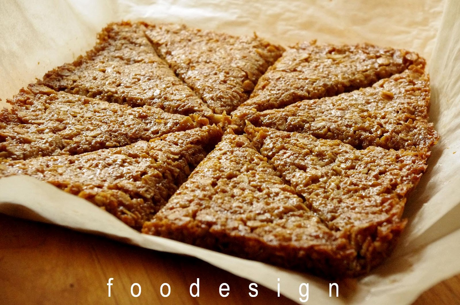 foodesign flapjacks (oat bars)