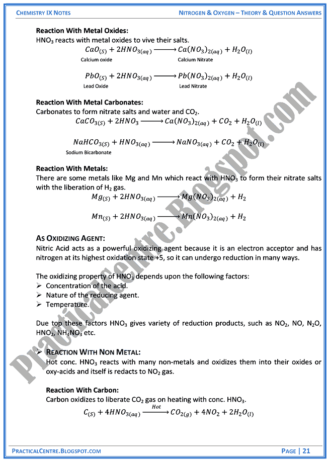 nitrogen-and-oxygen-theory-and-question-answers-chemistry-ix