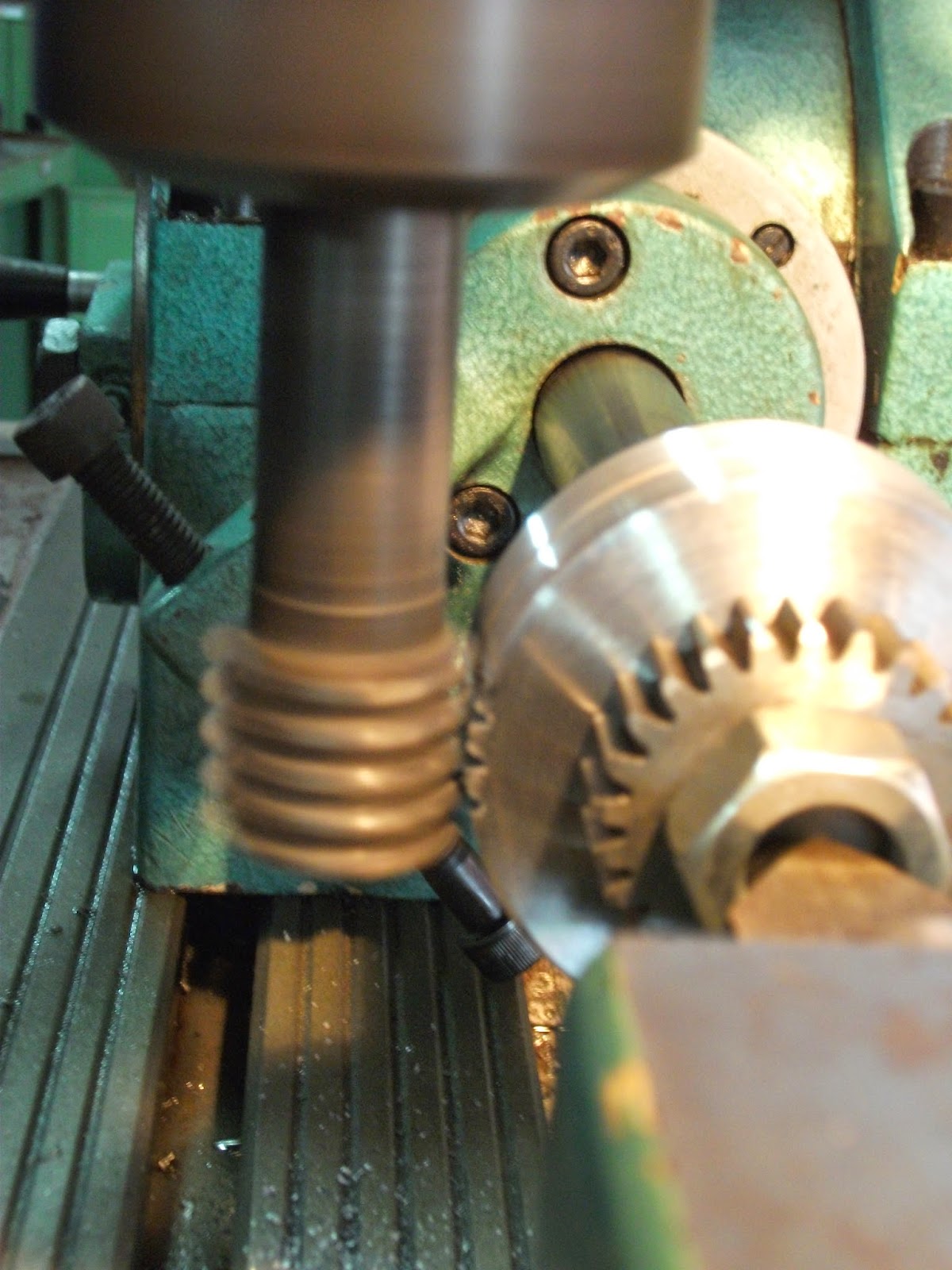 Machining DIY spur gear making for change gear part 3