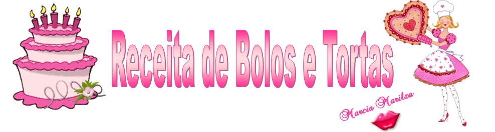 Receitas de Bolos e Tortas