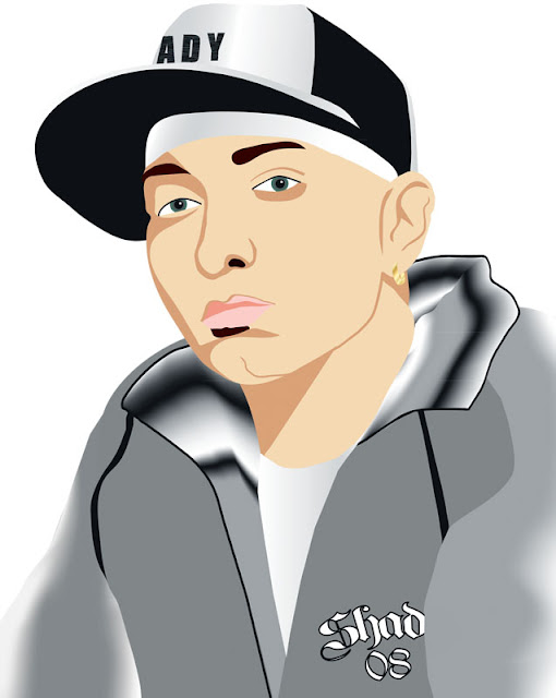 Girl With Chalk: The "REAL SLIM SHADY"