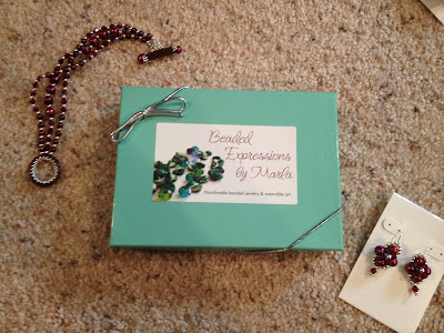 seed beaded bracelets and earrings
