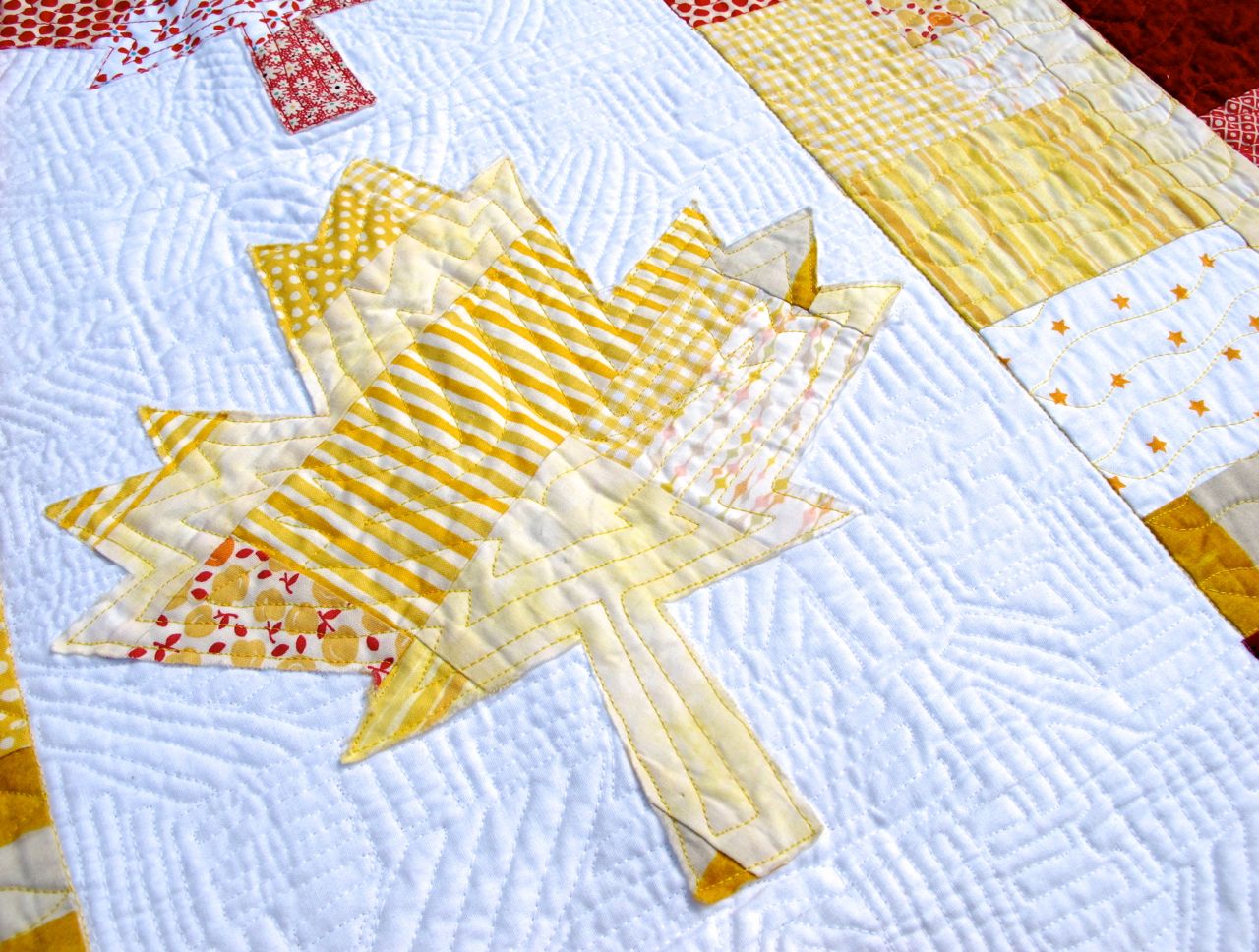 Dining Room Empire Oh Canada! Quilting Details