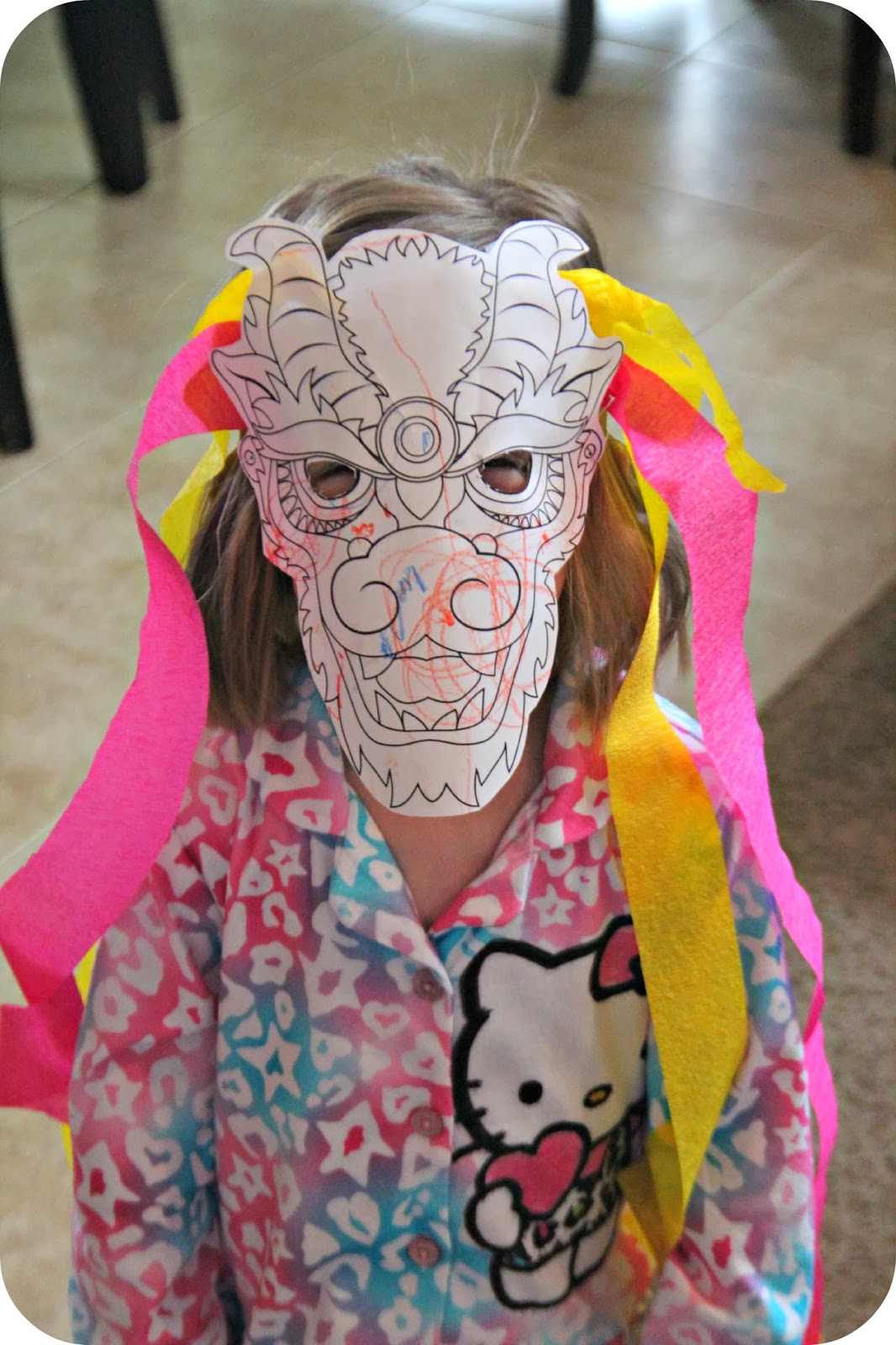 Blue Skies Ahead: Chinese Dragon Masks Chinese New Year Week