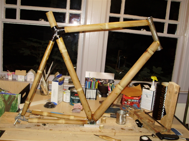 BuildIts Building a Bamboo Bike Frame
