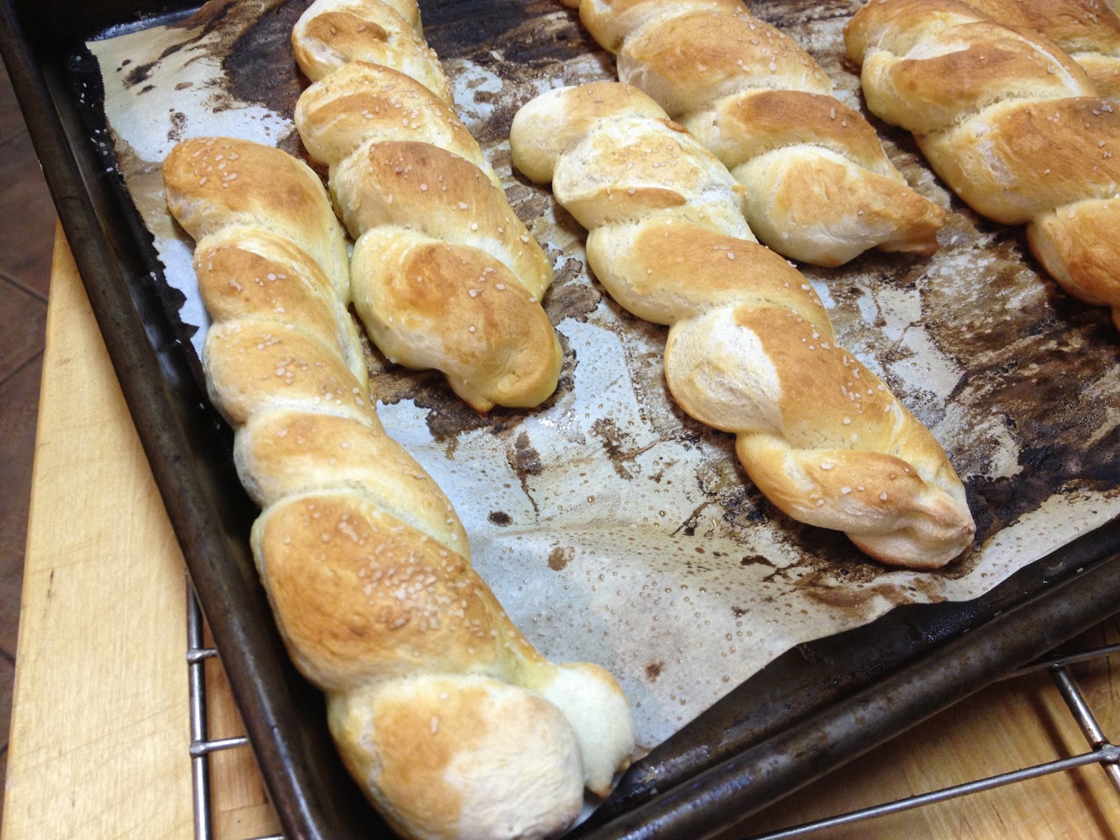 Tracy Cooks in Austin Soft pretzels