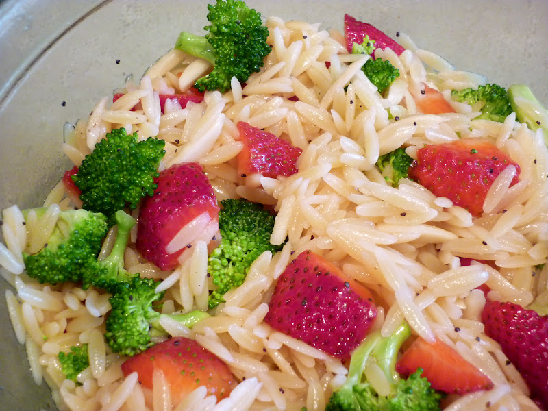 Seizing Life, One Measuring Cup At A Time Strawberry & Broccoli Orzo