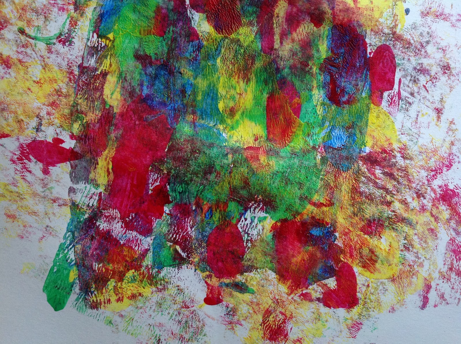 Preschool Play Rollingpin Painting