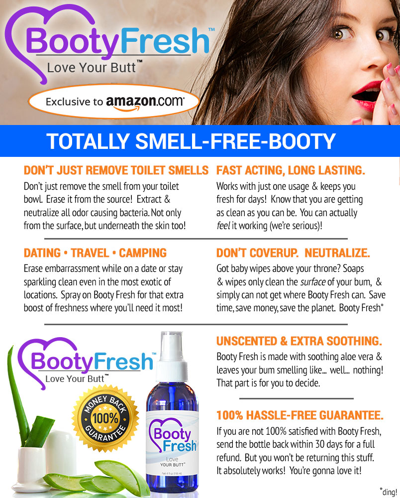 Fancyhunny's Fab Finds Booty Fresh "Private" Odor Remover for Your Buns