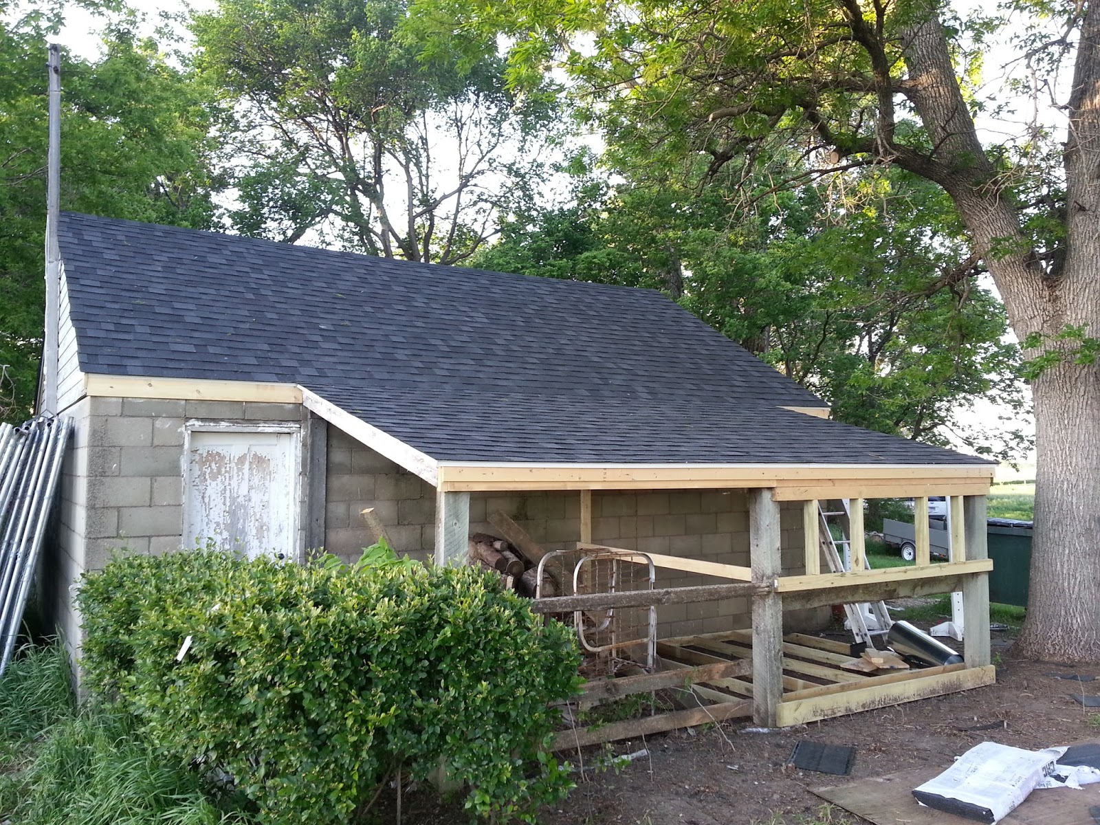 New Garage Roof is Done! We Own Blackacre