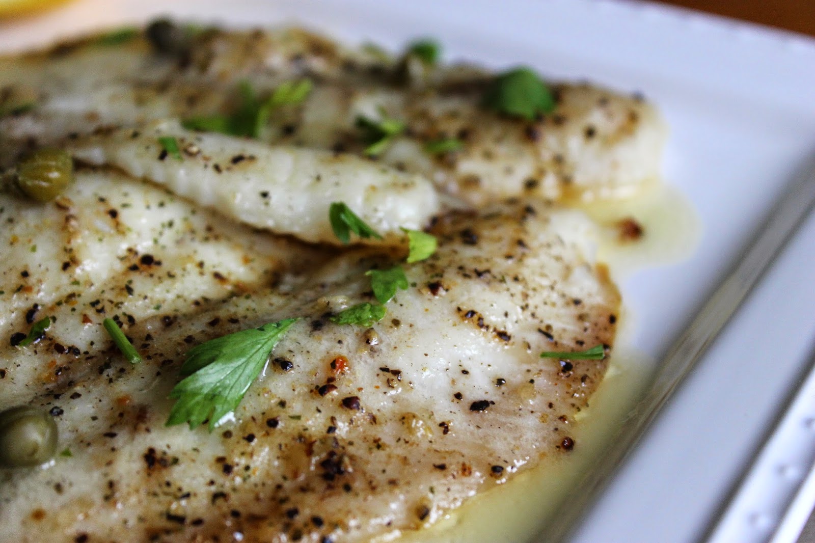 Mary in the Kitchen Baked Fish with Lemon Butter & Capers