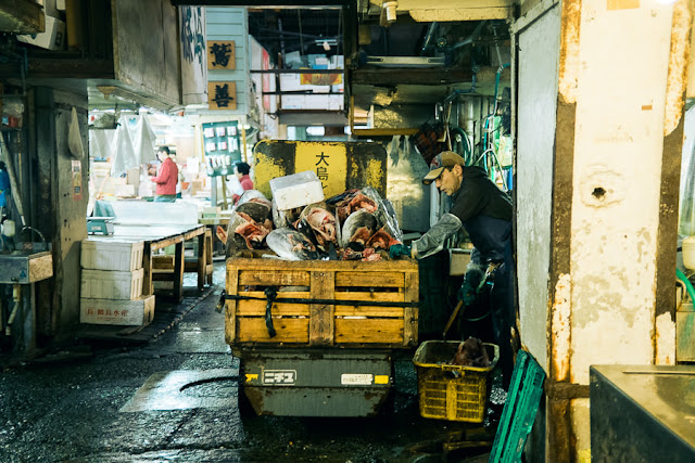 Tsukiji Fish Market Japan Fuji X100S