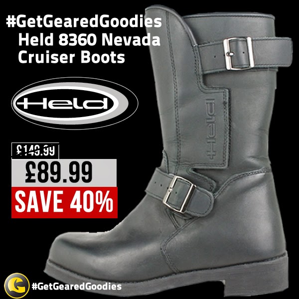 #GetGearedGoodies - Save on The Held 8360 Nevada Cruiser Boots - www.GetGeared.co.uk