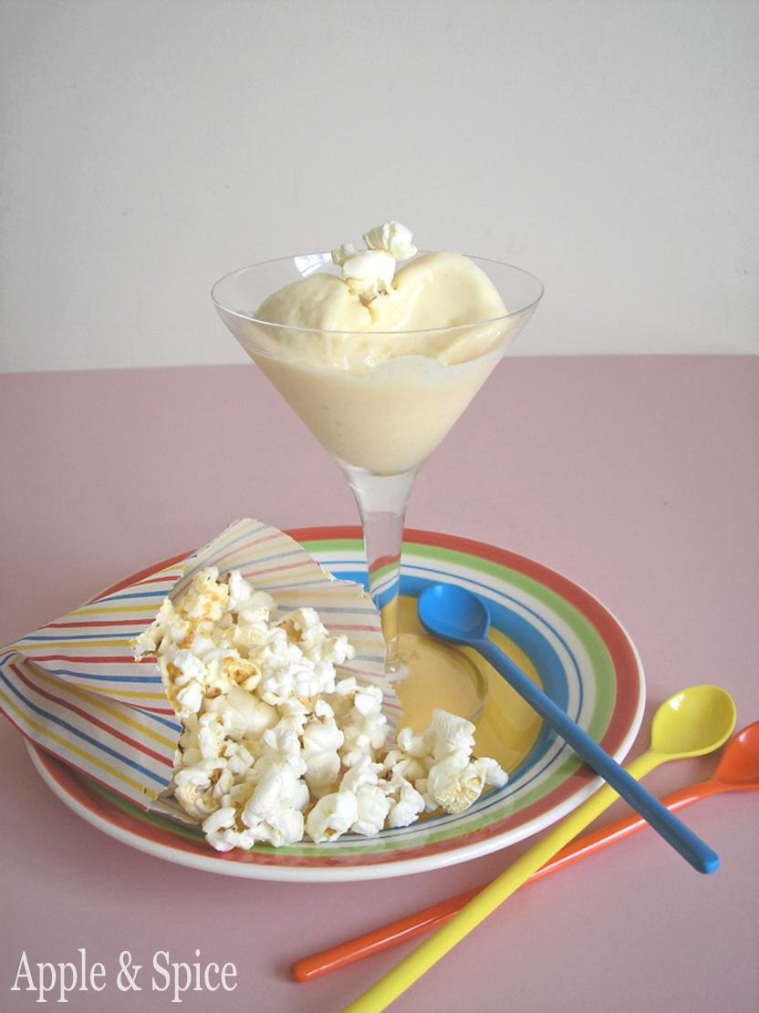 Apple & Spice Heston Inspired Popcorn Ice Cream!