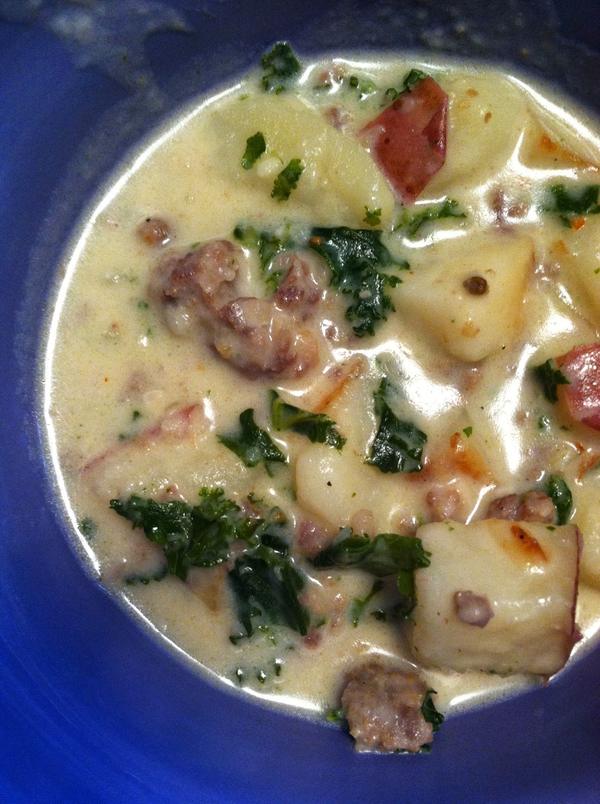 two happy bellies.: creamy zuppa toscana soup.