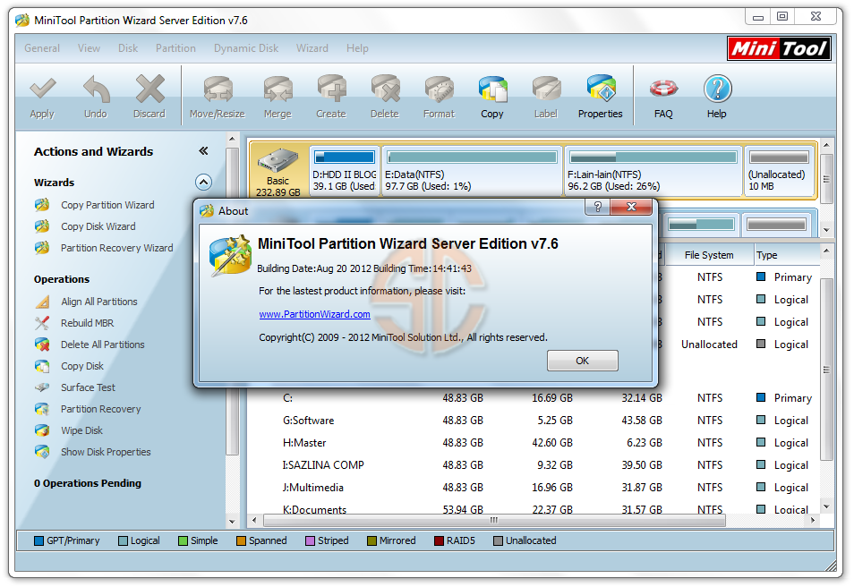 Minitool Partition Wizard Server Edition 7.7 Crack