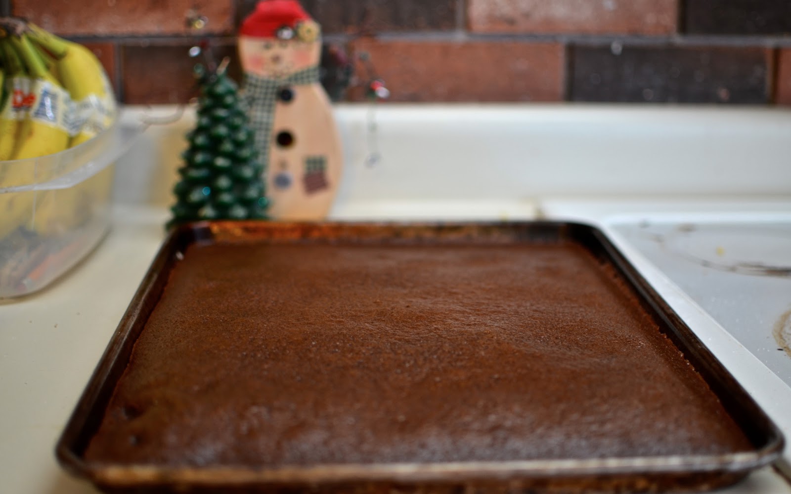 Yammie's Noshery Texas Sheet Cake with Rocky Road Fudge Frosting