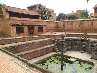 les bassins de bhaktapur