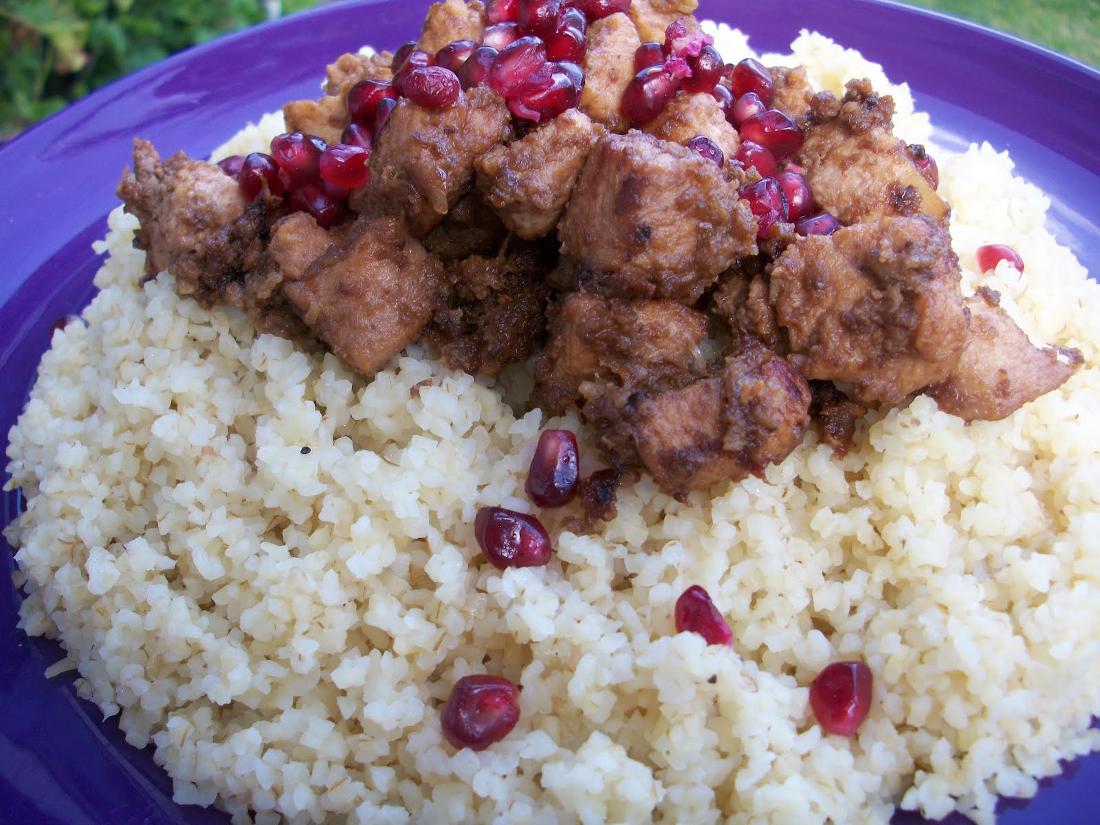 Pomegranates and Zaatar Persian Pomegranate Chicken Stew (Khoreshe