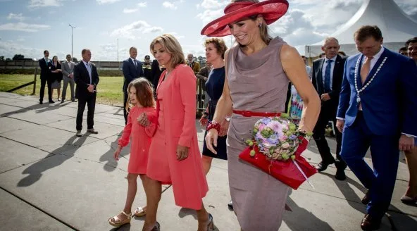 Queen Maxima of The Netherlands attend the opening of the Leontienhouse in Zevenhuizen