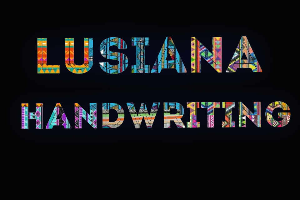 Lusiana Handwriting