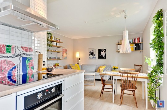 Un hermoso monoambiente pequeño | Ideas para decorar, diseñar y mejorar