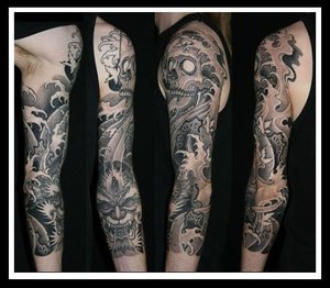 tribal sleeve tattoos 061