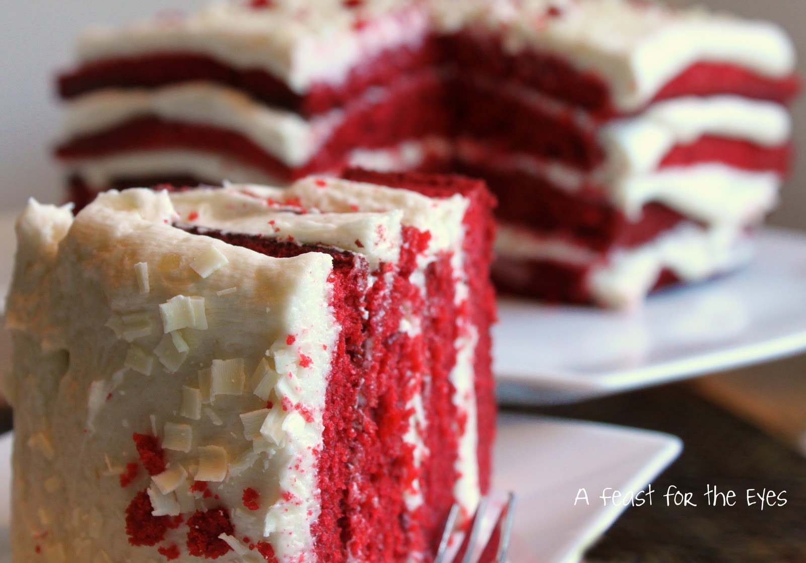 red velvet cake with