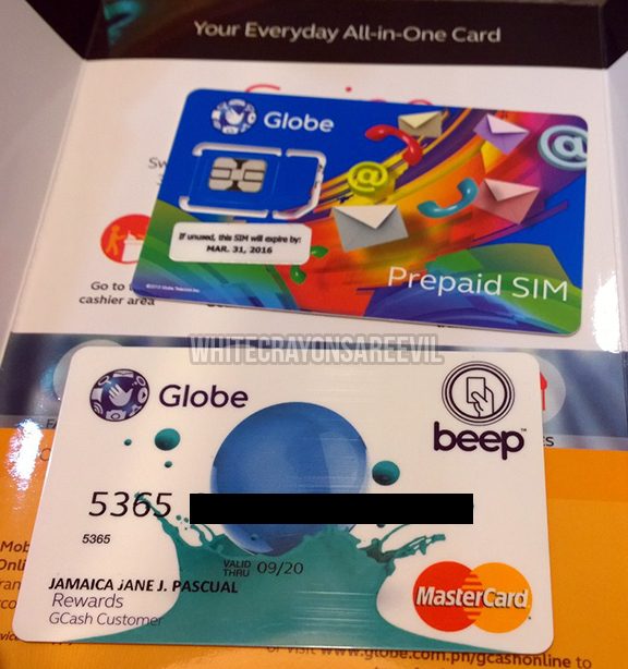 Globe GCash beep MasterCard