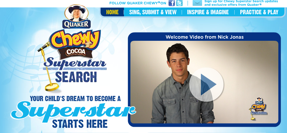 Nick Jonas en la página web de Quaker  Aviary+ads-nickjr-com+Picture+1
