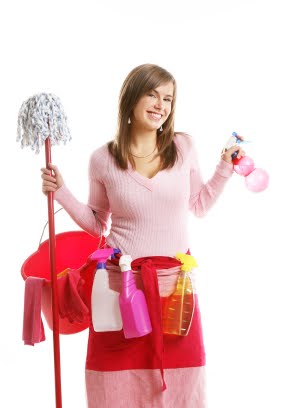 cleaning lady image