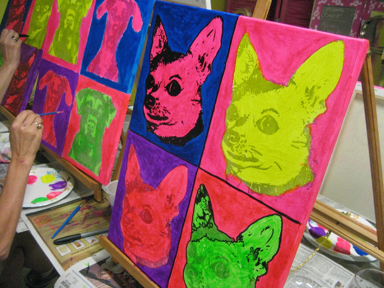 Create Studios, Baton Rouge Art, Craft, Painting Classes pop art