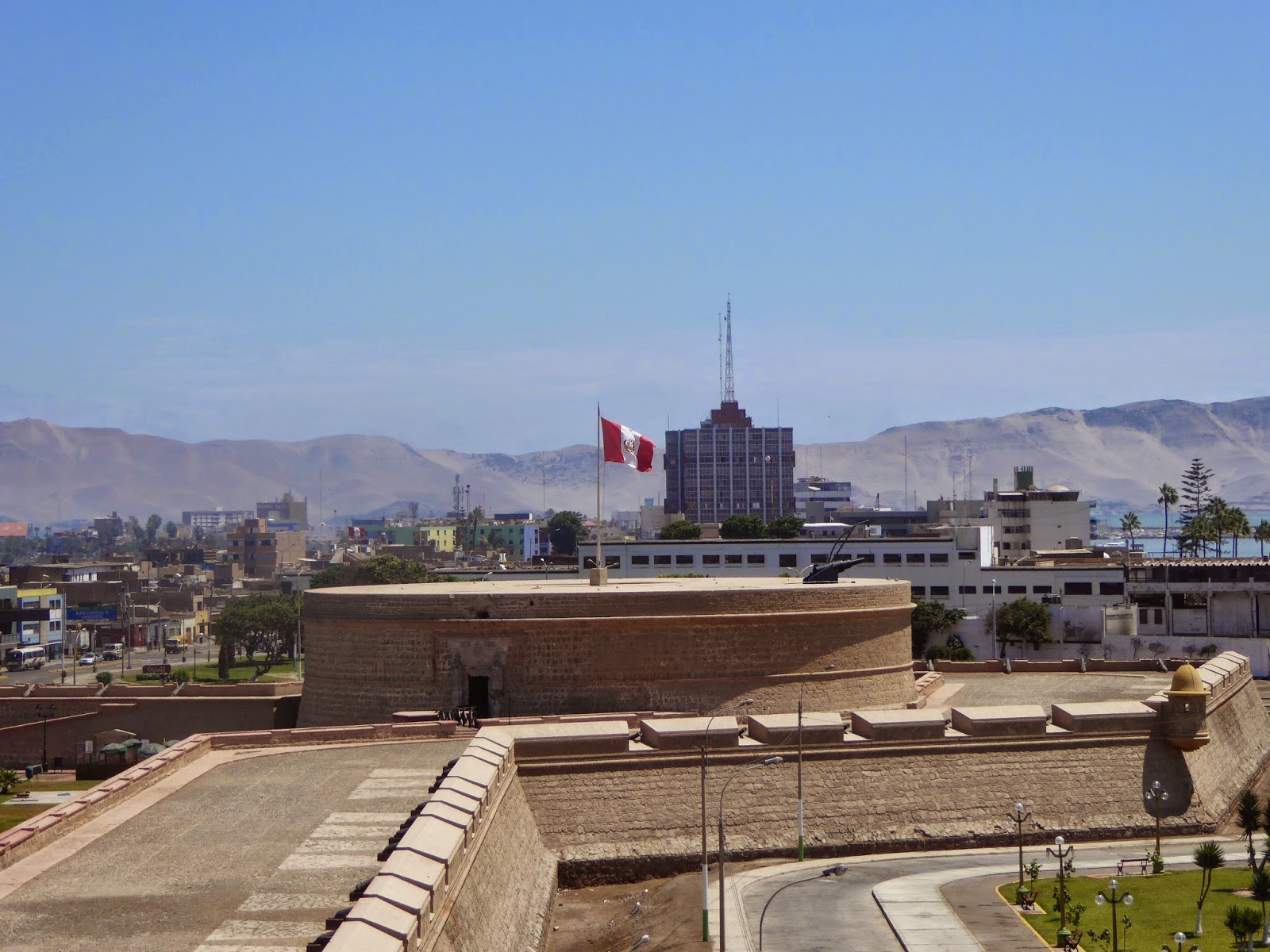 Professor Emeritus Rick Arellano Fortress Real Felipe in Callao, Peru