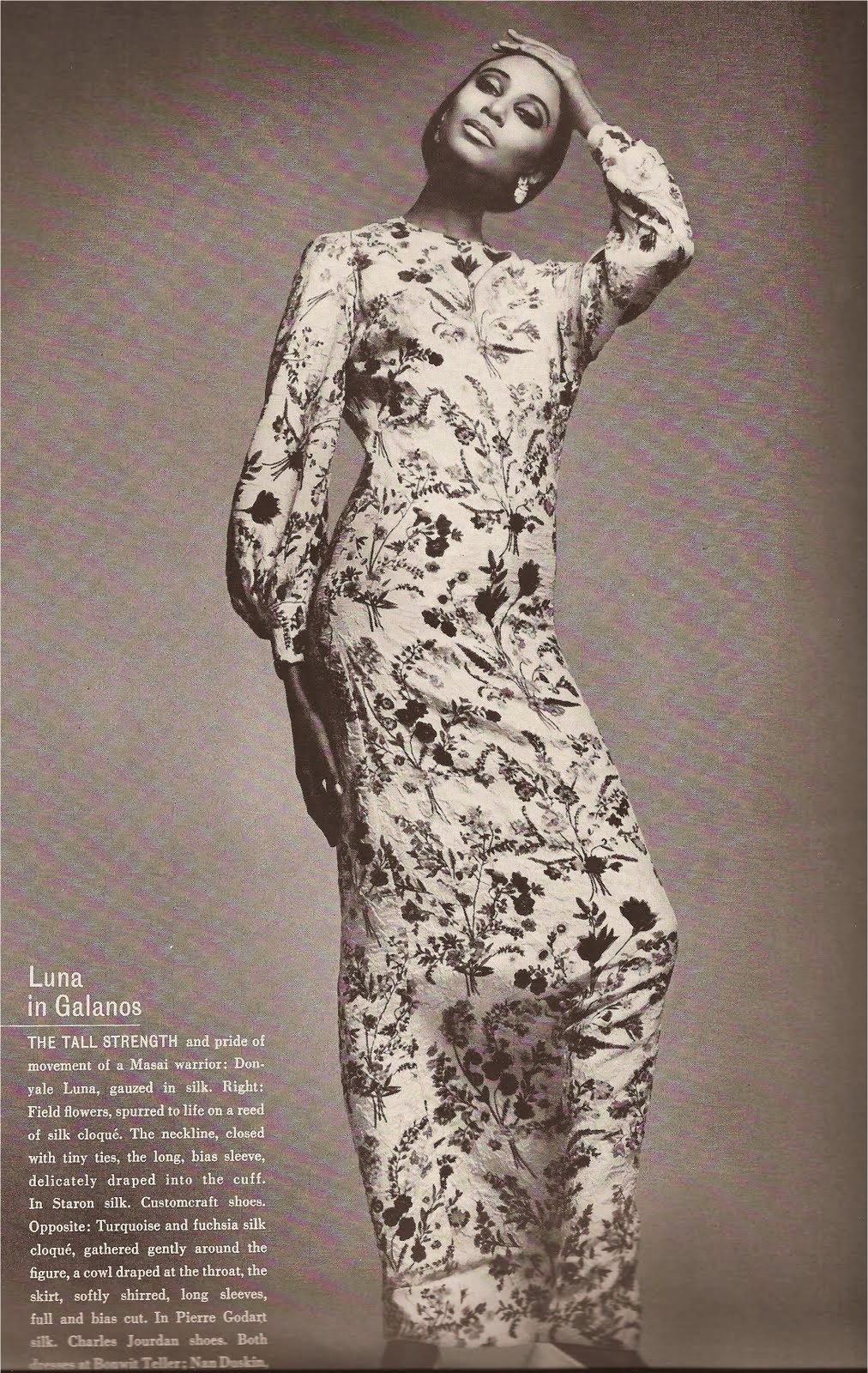 donyale luna fashion first donyale luna fashion first