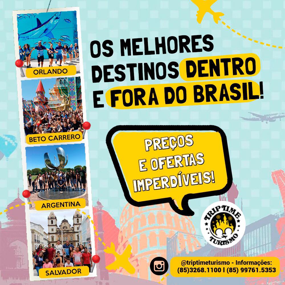 TRIP TIME TURISMO- REALIZE SEU SONHO COM A GENTE!