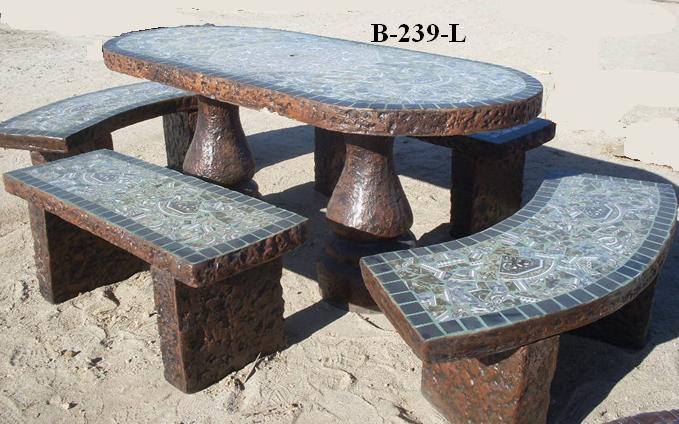 Mesas y Bancas Lucero: Mesas de Cemento para Jardin