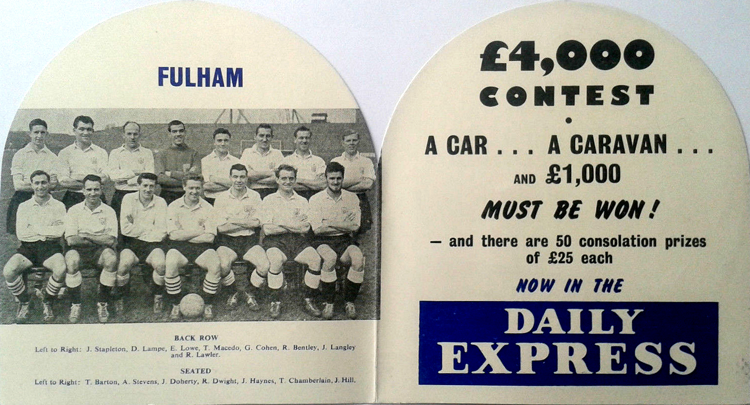 Football Cartophilic Info Exchange Daily Express Football Clubs (195758)