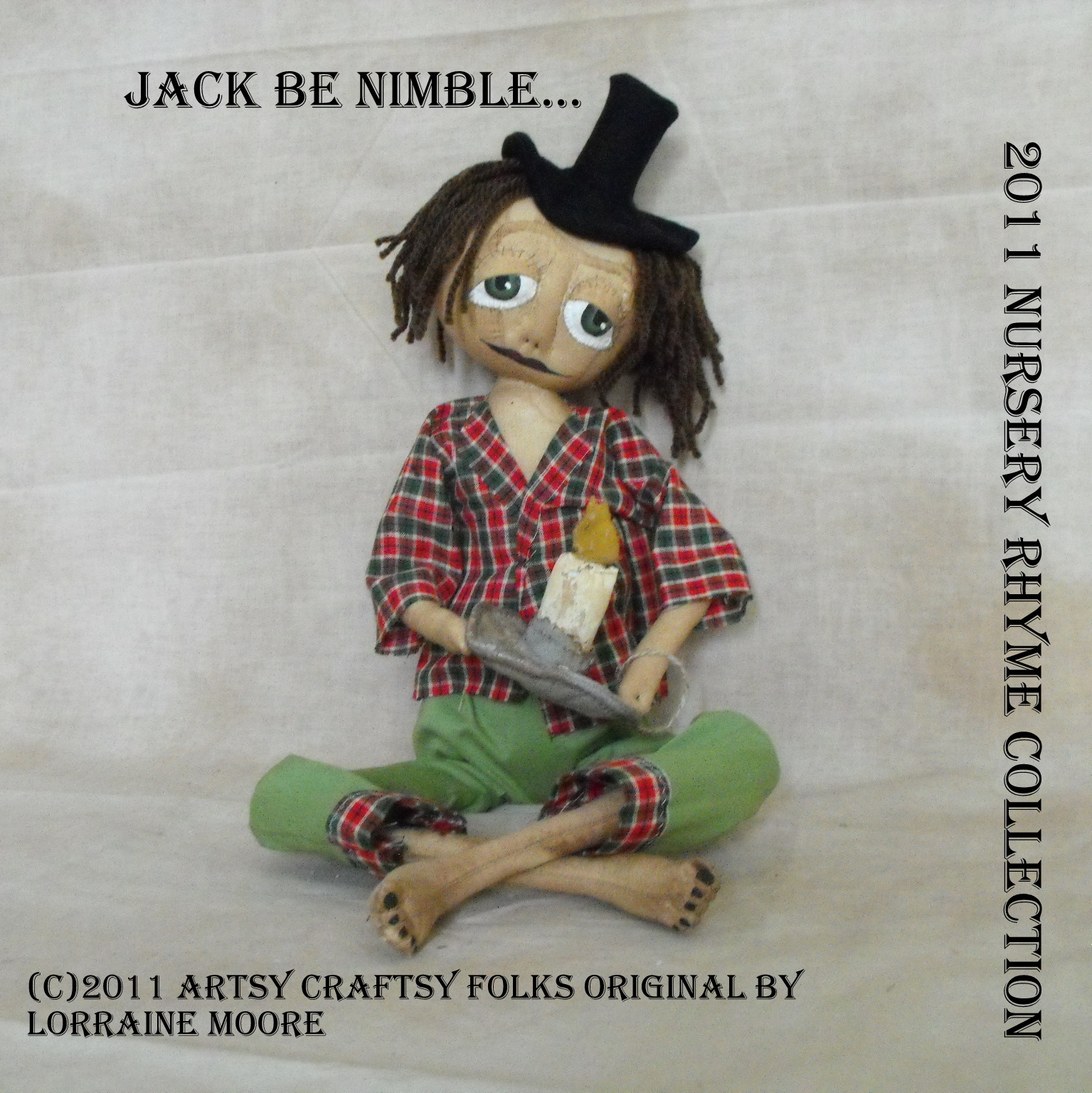 Artsy Craftsy Folks Primitives Jack be Nimble, Jack be Quick, Jack