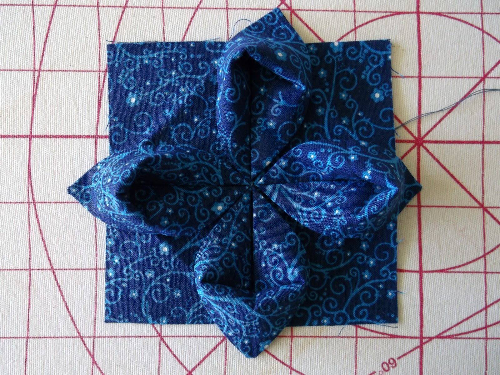 ASG in the SLC Embellish with Origami Fabric Flowers {Tutorial}