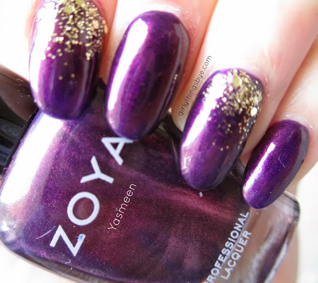 Zoya Yasmeen swatch, nail polish, @girlythingsby_e