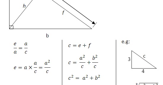 Proof of Theorem Pythagoras | Nota smiaak Online