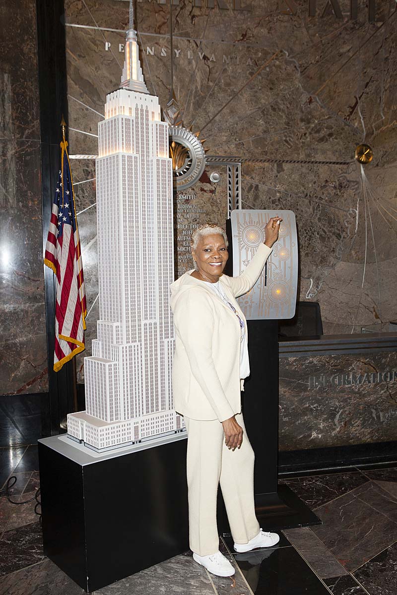 ICON DIONNE WARWICK LIGHTS UP EMPIRE STATE