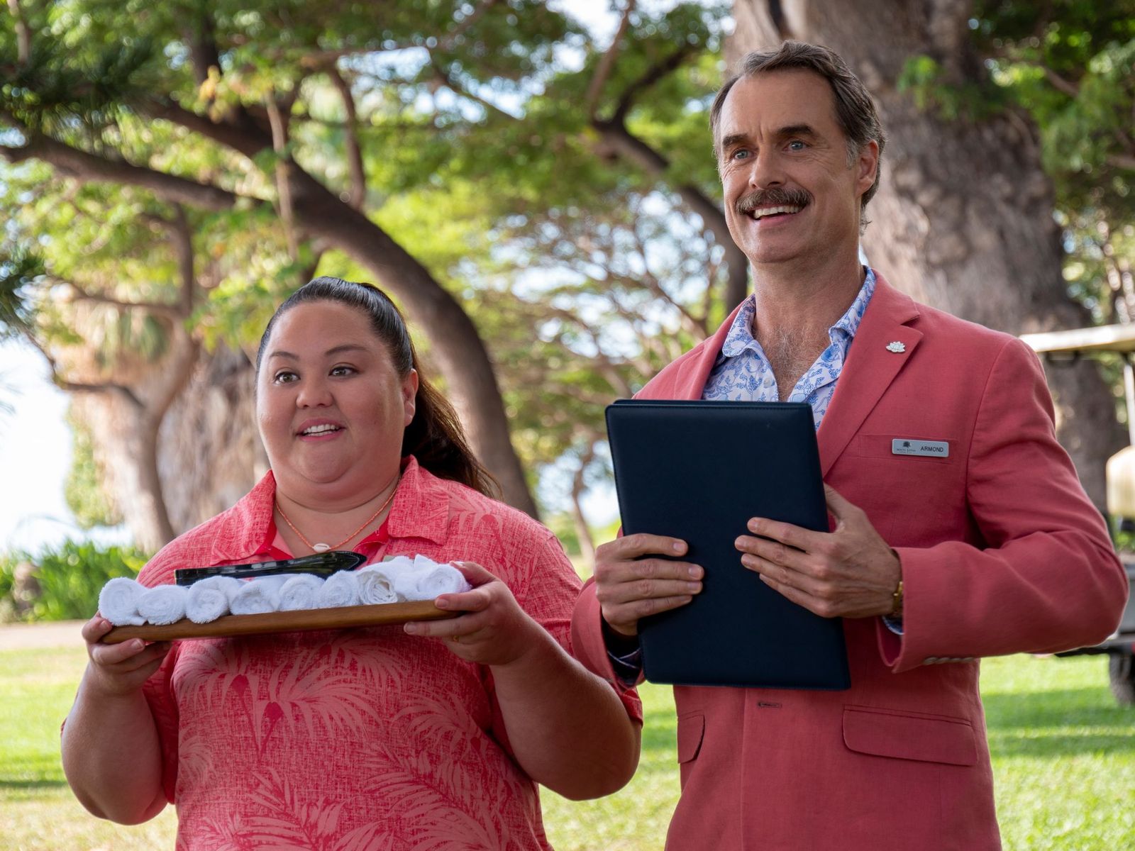 Murray Bartlett en una escena de 'The White Lotus' Murray Bartlett en una escena de 'The White Lotus', la nueva miniserie de Mike White de HBO España
