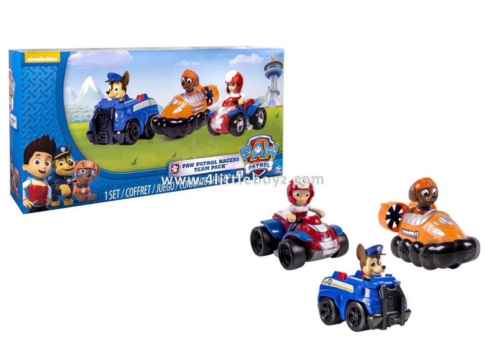paw patrol 3 pack vehicle set