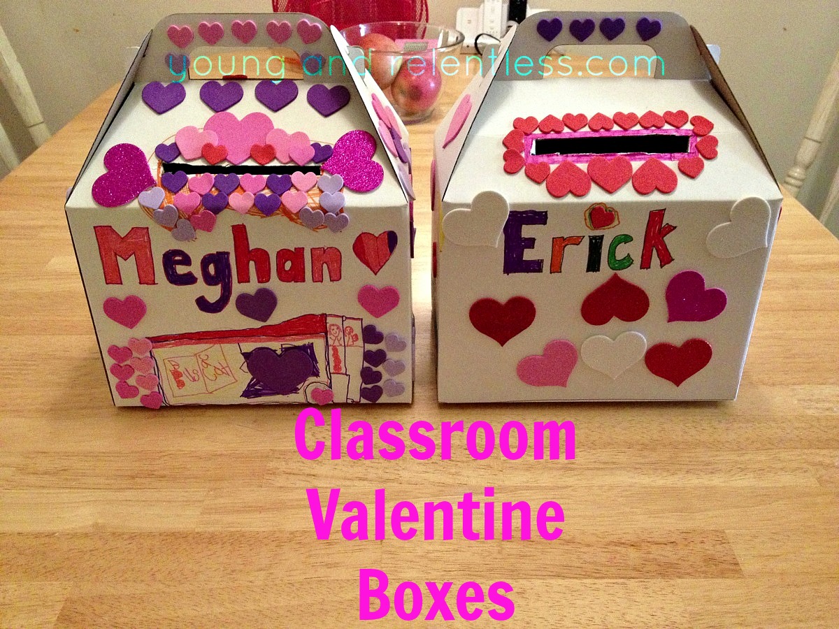 The Young And The Relentless Classroom Valentine Boxes