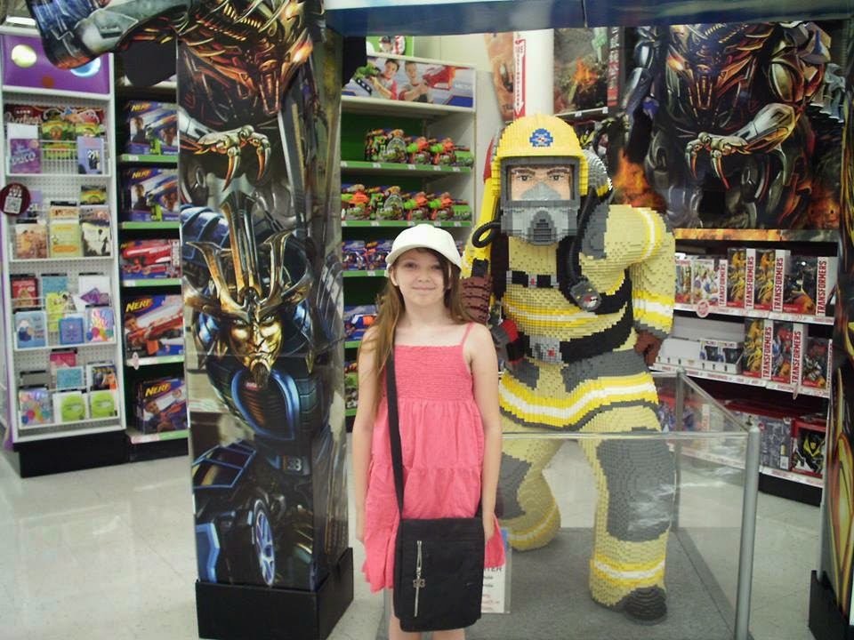 Eve and Lego Fireman
