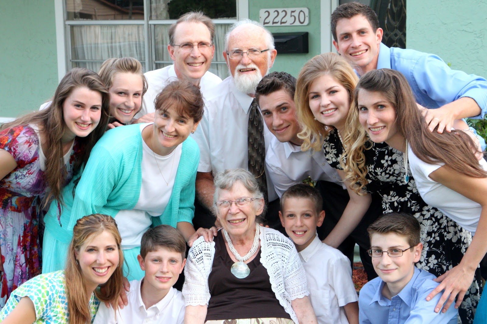 With Erin at Grandpa & Grandmas Chad and Erin