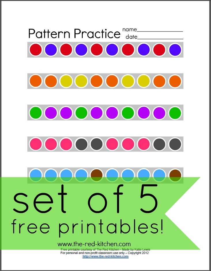 free pattern printables