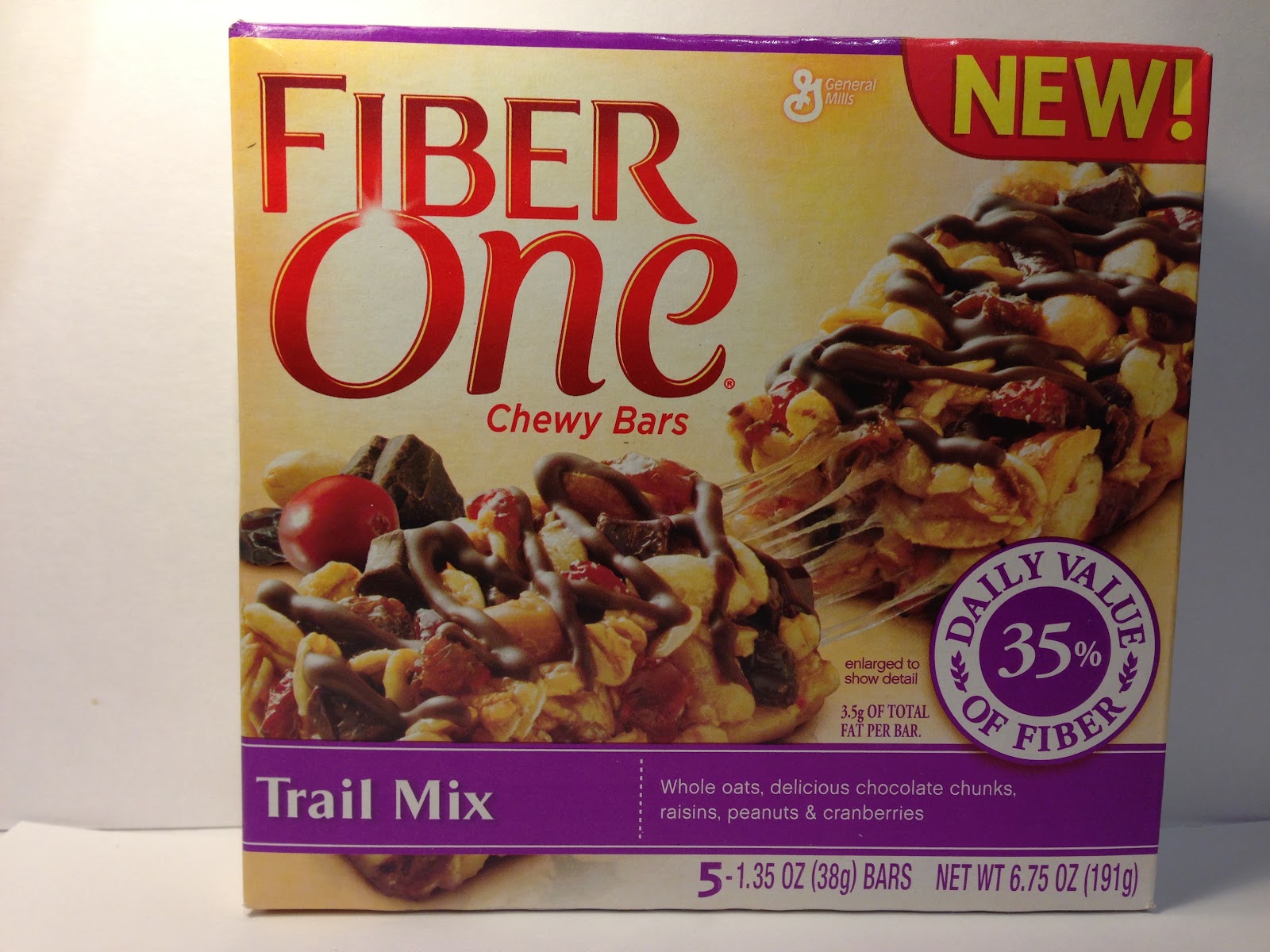 Crazy Food Dude Review Fiber One Trail Mix Chewy Bar